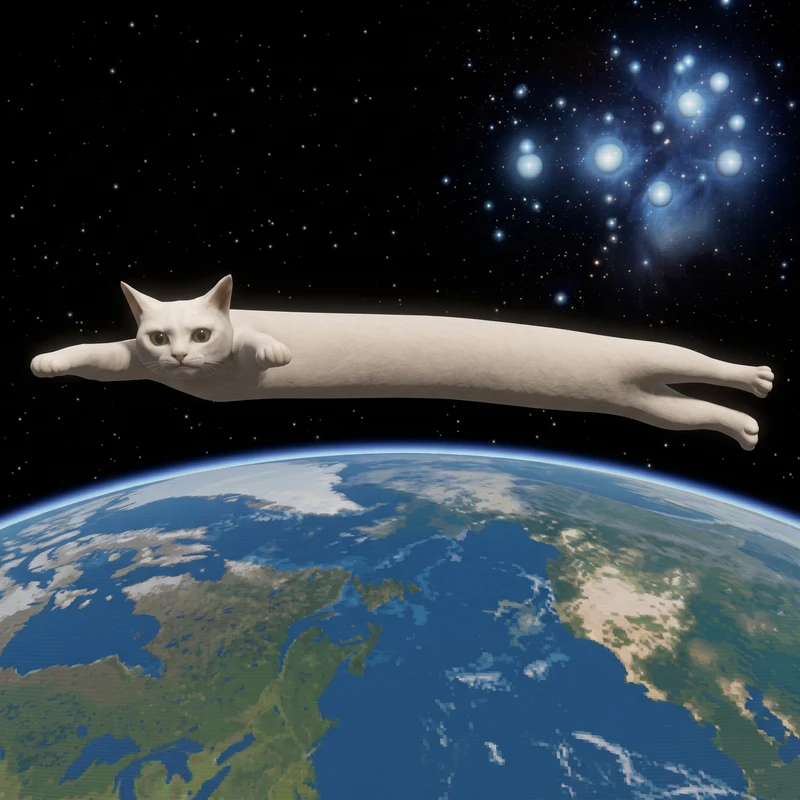 Looong cat meme