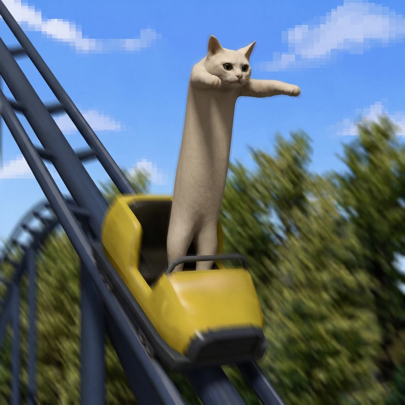 Looong cat meme